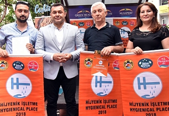 The Mayor of Alanya handed out orange flags
