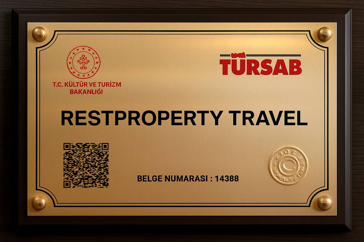 Лицензия TÜRSAB для RestProperty Travel