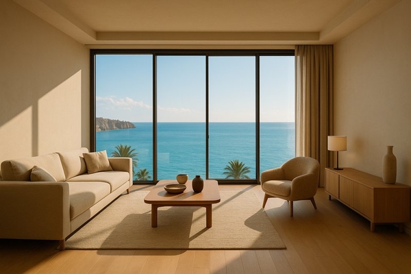 Дизайн квартиры без показухи: как создать сдержанную роскошь у моря в Турции