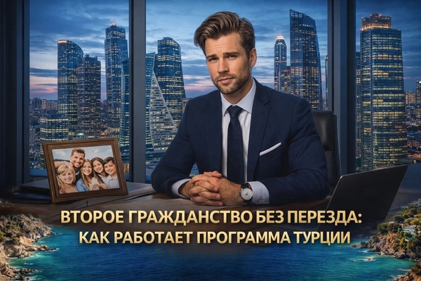 Второе гражданство Турции без переезда: программа 2026 года