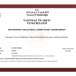 RestProperty: Проверенная недвижимость Турции с гослицензией