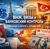 ВНЖ и визы 2026: что изменилось в Европе и Турции