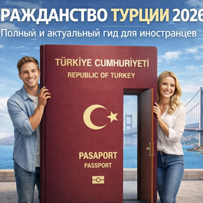 Гражданство Турции в 2026 году: как получить турецкий паспорт, документы, дети, двойное гражданство и все легальные способы