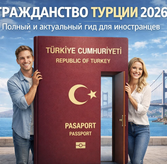 Гражданство Турции в 2026 году: как получить турецкий паспорт, документы, дети, двойное гражданство и все легальные способы