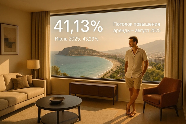 Новый лимит повышения арендной платы в Турции — август 2025
