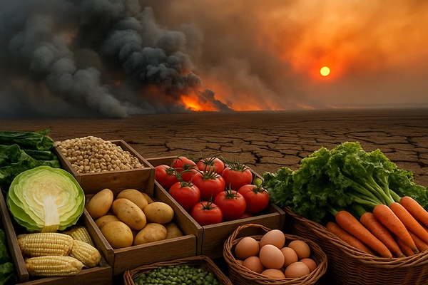 Как изменение климата повышает цены на продукты питания