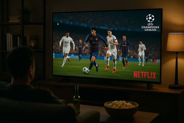 Netflix выходит на поле: Как УЕФА меняет трансляции ЛЧ