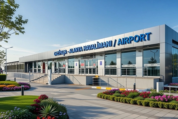 В аэропорту Газипаша начаты работы по расширению инфраструктуры