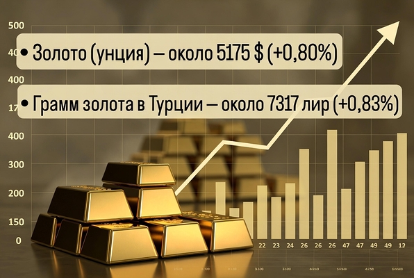 Рост цен на золото на фоне конфликта США и Ирана