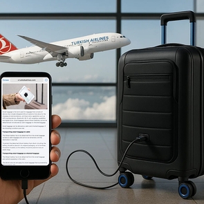Запрет на умные чемоданы в Turkish Airlines с 2025 года