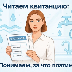 Водоснабжение в Турции: как читать квитанцию за воду