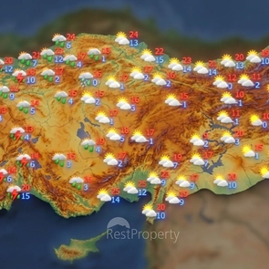 Сильные дожди и штормовой ветер в Турции: предупреждение Метеослужбы