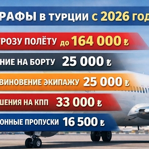 В Турции с 2026 года вводят крупные штрафы в аэропортах и на борту