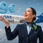 AJet запустила зимнюю распродажу билетов от 9 евро