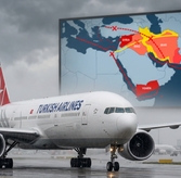 Turkish Airlines приостанавливает рейсы на Ближний Восток