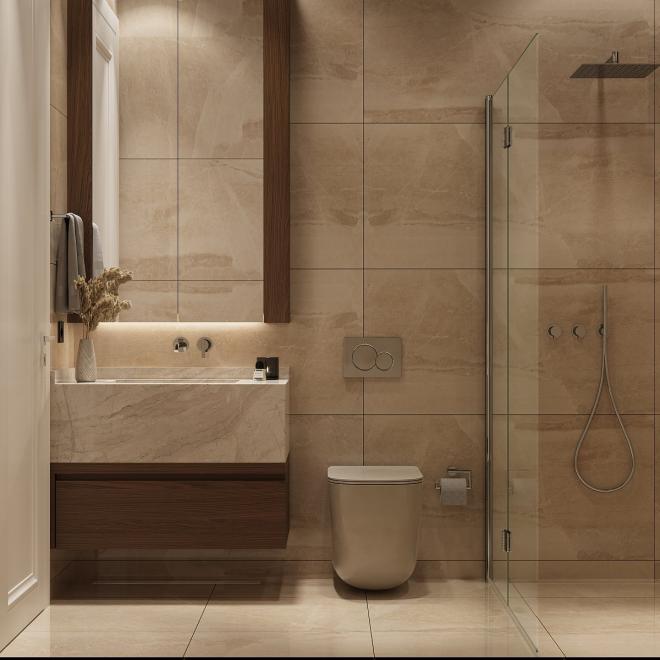 Вилла 4+1 с видом на море в Бодрум