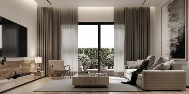 Вилла 4+1 с видом на море в Бодрум