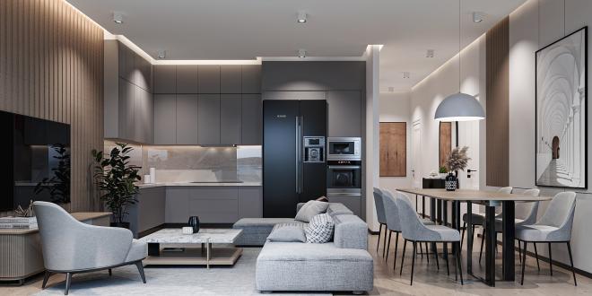 Дюплекс 4+1 с видом на море в Бодрум