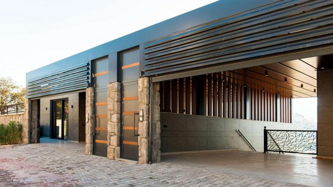 Вилла 5+1 с видом на море в Бодрум