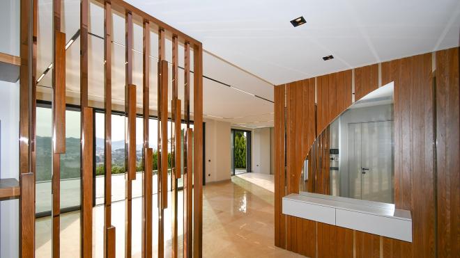 Вилла 5+1 с видом на море в Бодрум