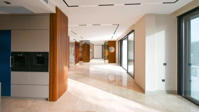 Вилла 5+1 с видом на море в Бодрум