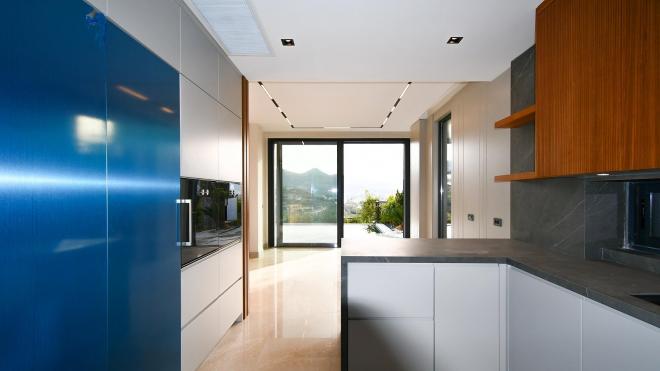 Вилла 5+1 с видом на море в Бодрум