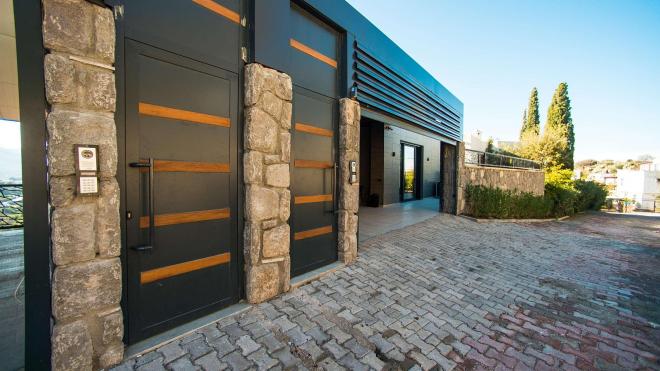 Вилла 5+1 с видом на море в Бодрум