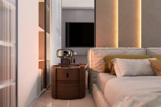 Квартира 1+1 с видом на море в Бодрум