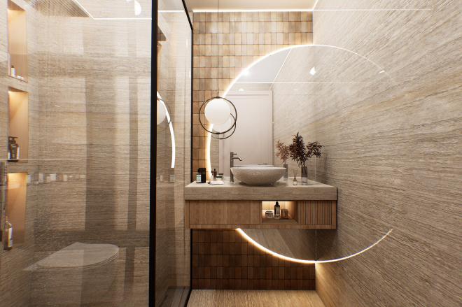 Квартира 1+1 с видом на море в Бодрум