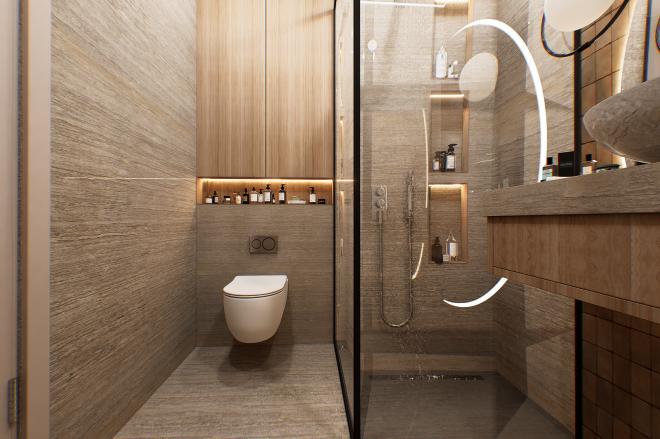 Квартира 2+1 с видом на море в Бодрум