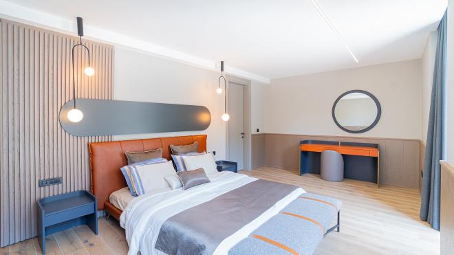 Вилла 7+3 с видом на море в Бодрум