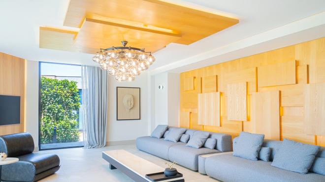 Вилла 7+3 с видом на море в Бодрум