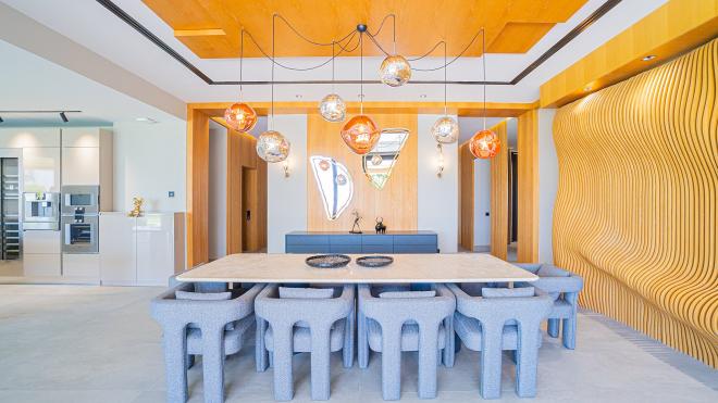 Вилла 7+3 с видом на море в Бодрум