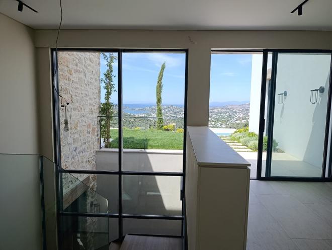 Вилла 8+2 с видом на море в Бодрум