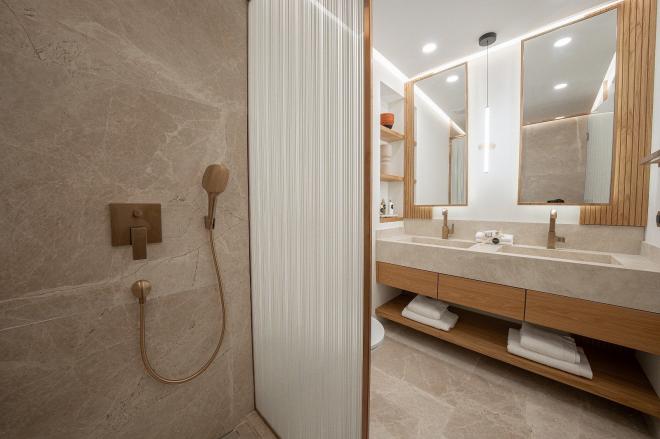 Вилла 4+1 с видом на море в Бодрум