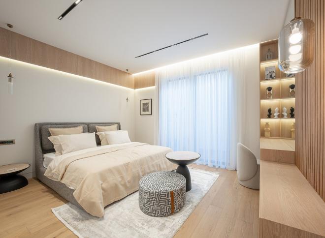 Вилла 4+1 с видом на море в Бодрум