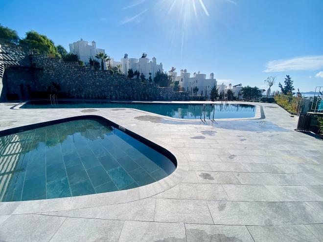 Квартира 2+1 с видом на море в Бодрум