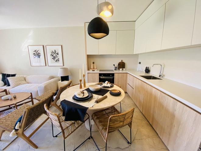 Квартира 2+1 с видом на море в Бодрум