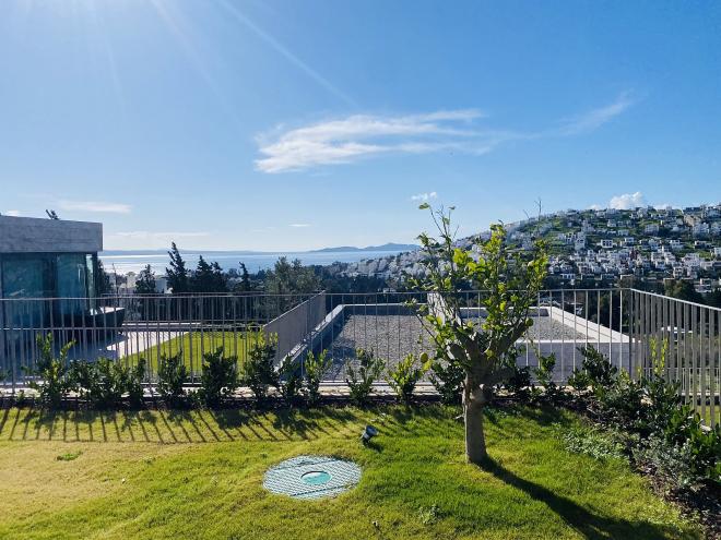 Квартира 3+1 с видом на море в Бодрум