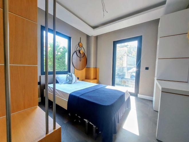 Вилла 4+1 с видом на море в Бодрум