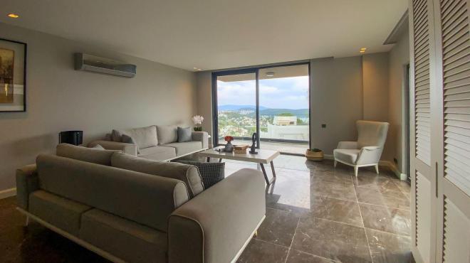 Квартира 1+1 с видом на море в Бодрум