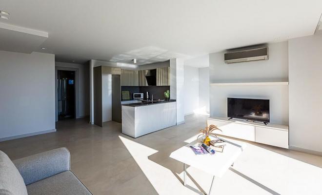 Квартира 2+1 с видом на море в Бодрум