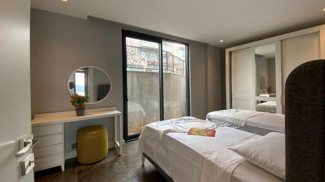 Квартира 2+1 с видом на море в Бодрум