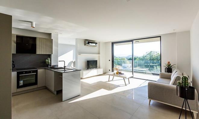 Квартира 3+1 с видом на море в Бодрум