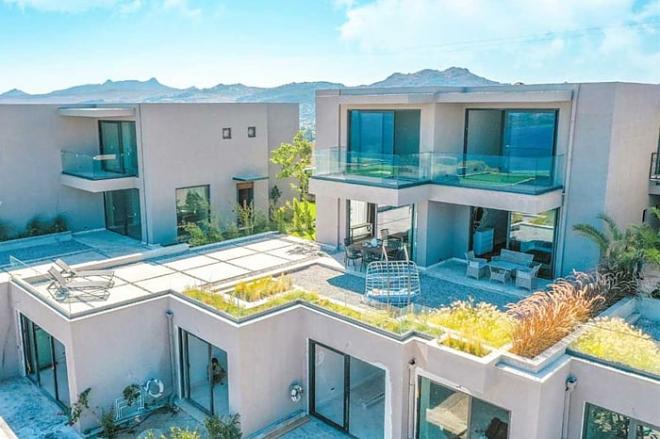 Квартира 3+1 с видом на море в Бодрум