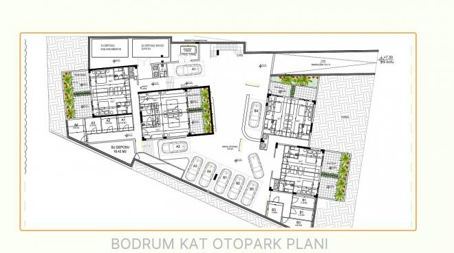 Квартира 2+1 в Бодрум
