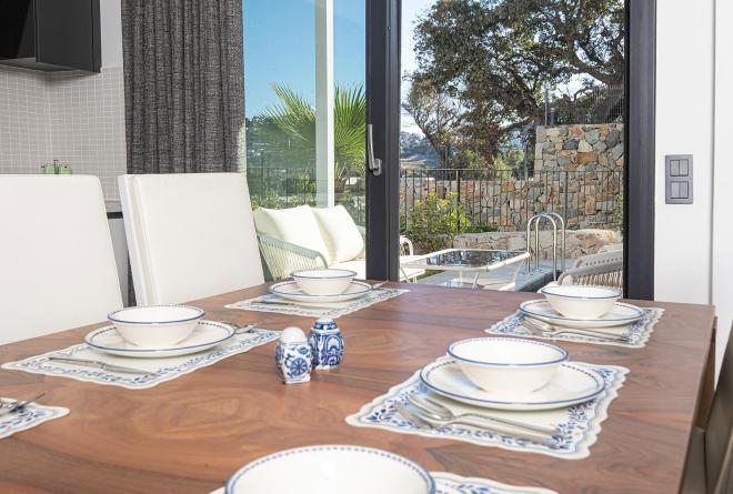 Вилла 4+1 с видом на море в Бодрум