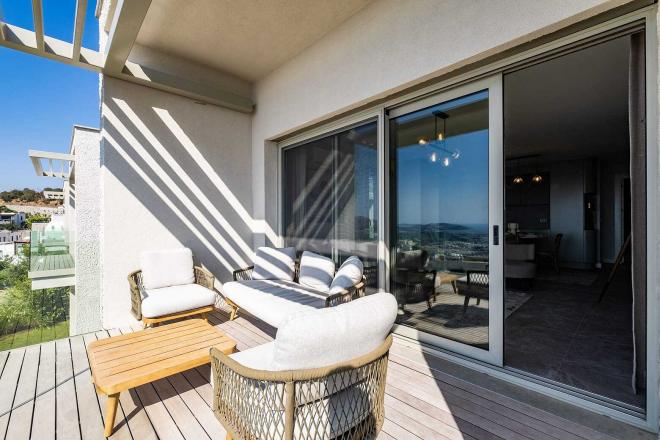 Квартира 2+1 с видом на море в Бодрум