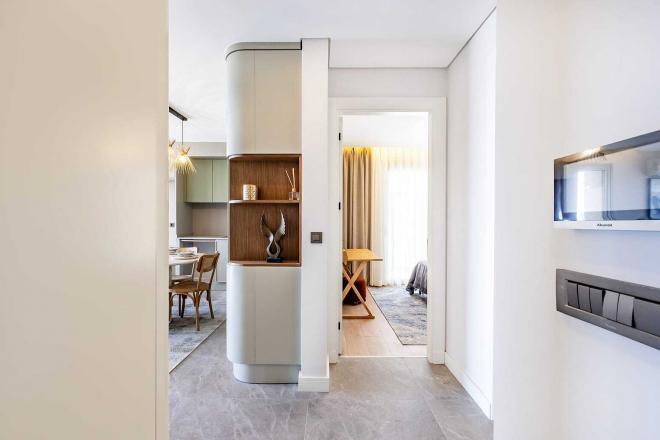 Квартира 3+1 с видом на море в Бодрум