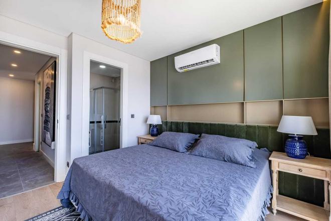 Квартира 3+1 с видом на море в Бодрум